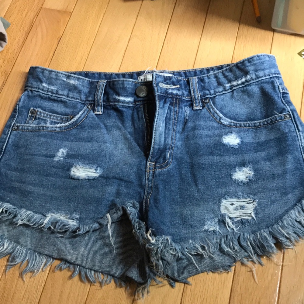 Free people Jean shorts size 27 - Picture 1 of 5